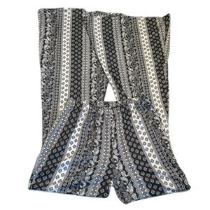 Black and White Flare Pants